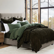 Cotton Canvas - King Stonewashed Duvet Cover Set (Set of 3) - Duffle Bag