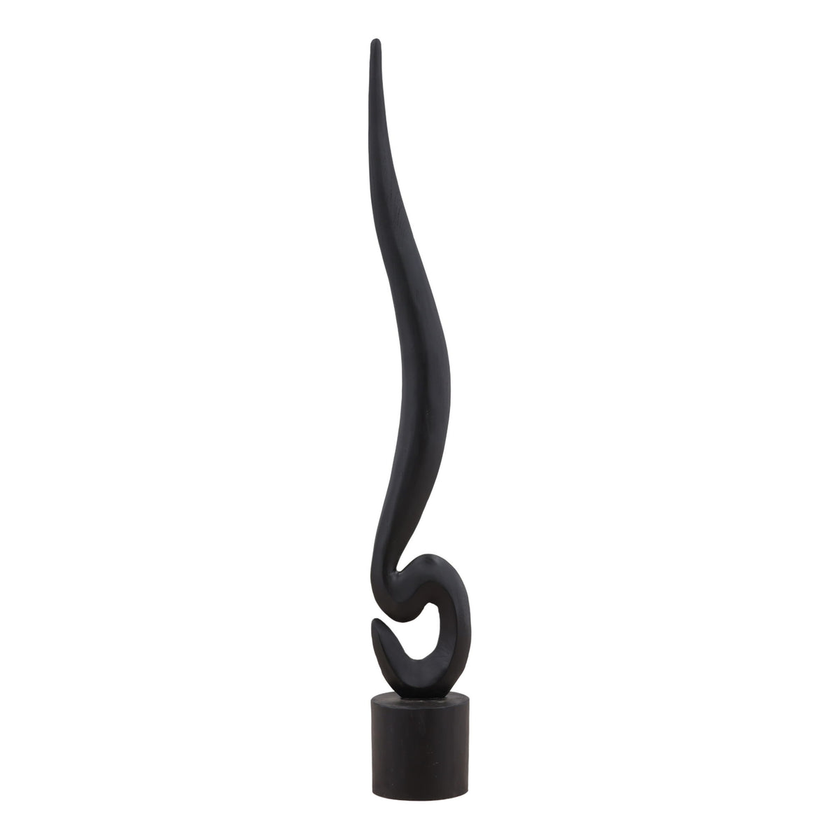Meliora - Sculpture - Black