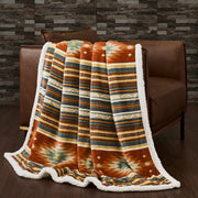 Campfire - Del Sol Campfire Sherpa Throw - Multi Color