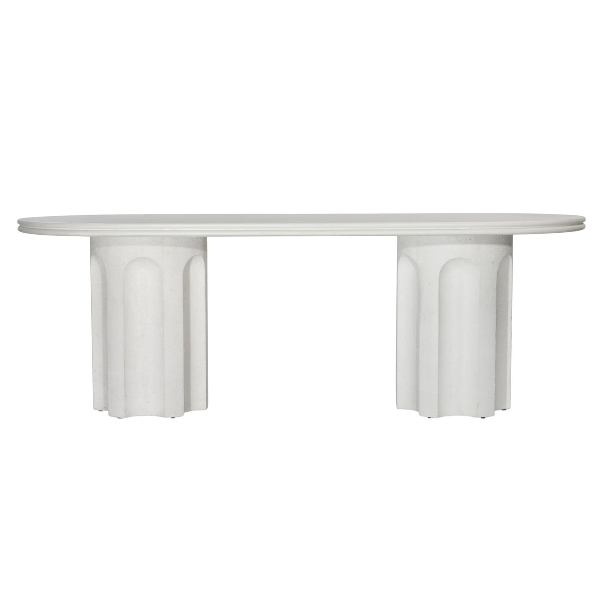Caitie - Outdoor Dining Table - White