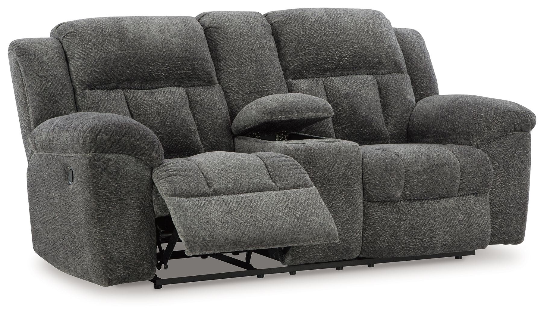 Frohn Double Reclining Loveseat With Console - Thumbnail 5