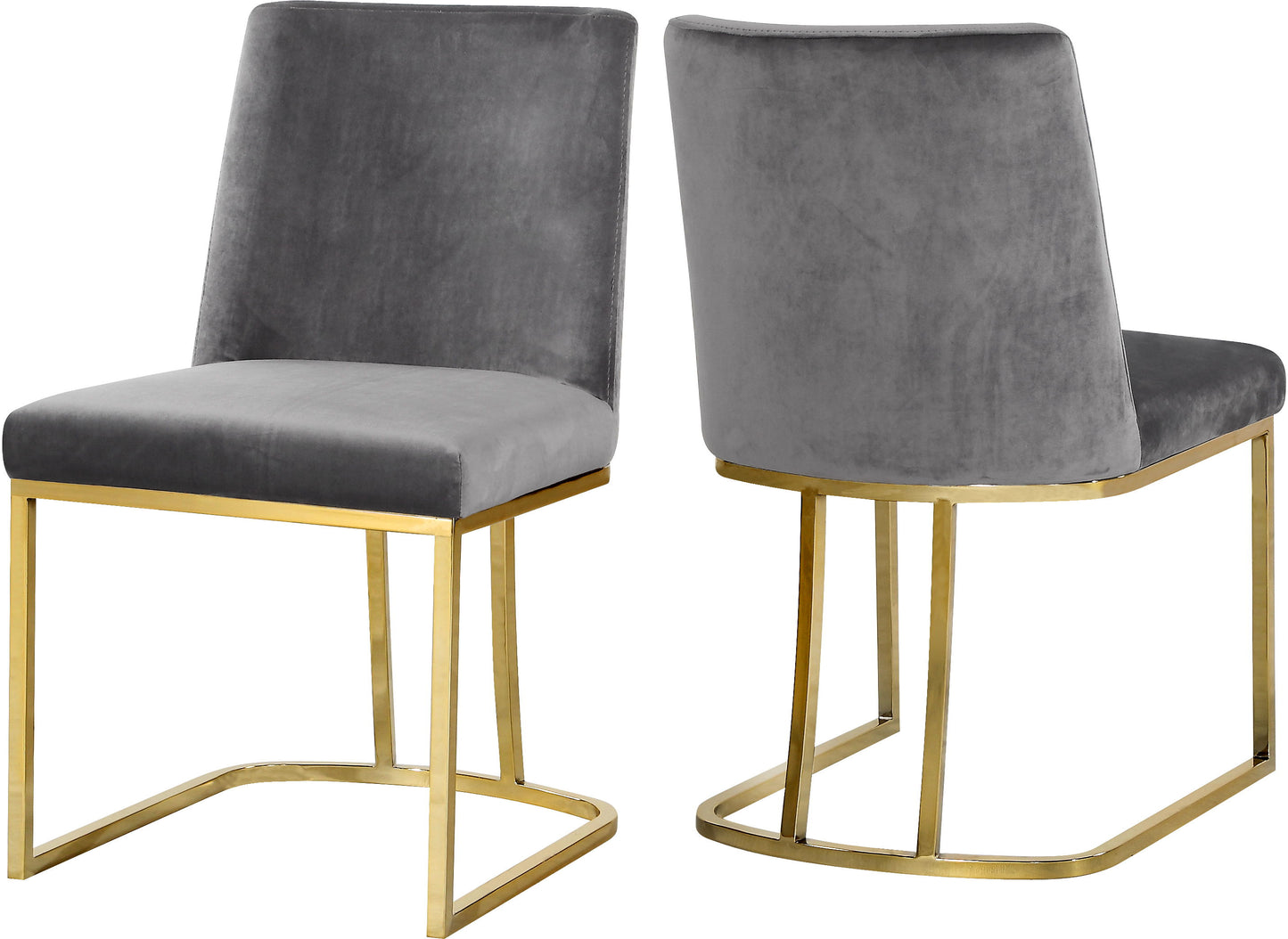 Heidi - Dining Chair with Gold Legs (Set of 2)