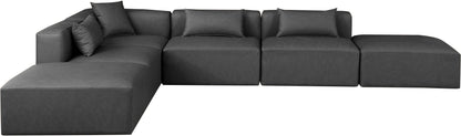 Cube - 6 Piece Modular Corner Armless Sectional