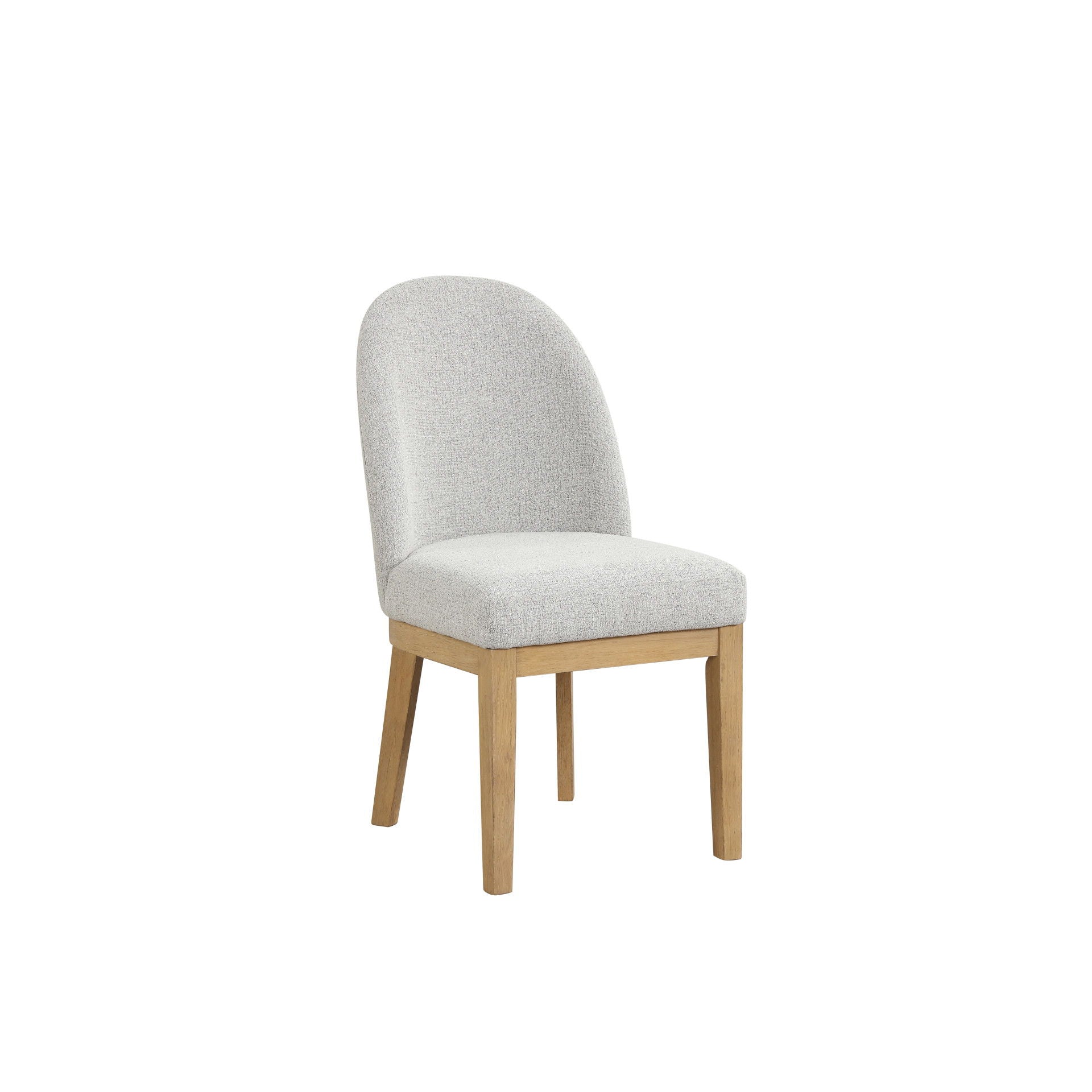Better Home Furniture and Mattress Essence Upholstered Curved Back Chair