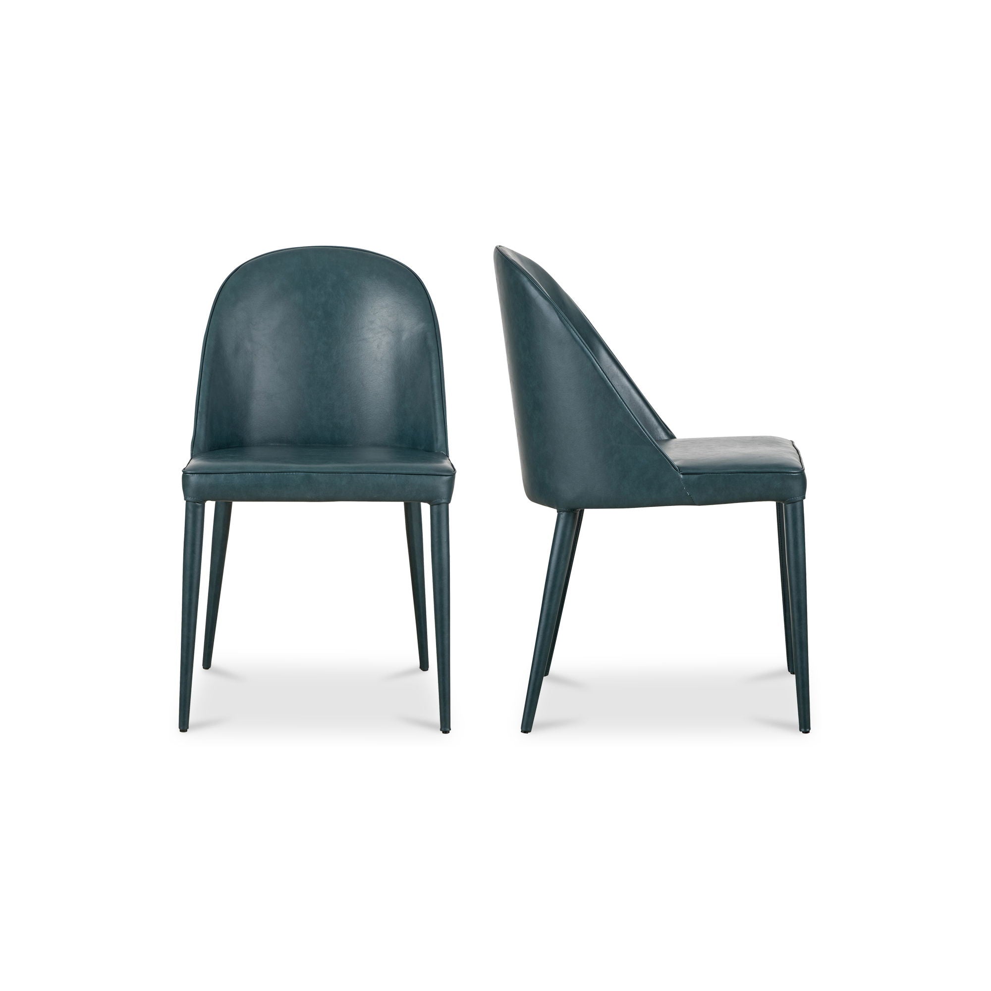 Burton Vegan Leather Dining Chair - Thumbnail 2