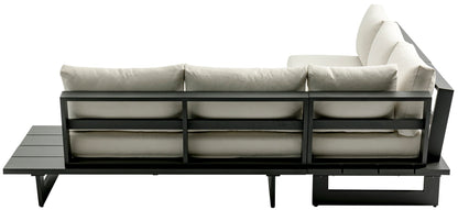 Maldives - Water Resistant Outdoor Patio Sectional With Gray Frame