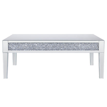 Noralie - Coffee Table - Mirrored & Faux Diamonds