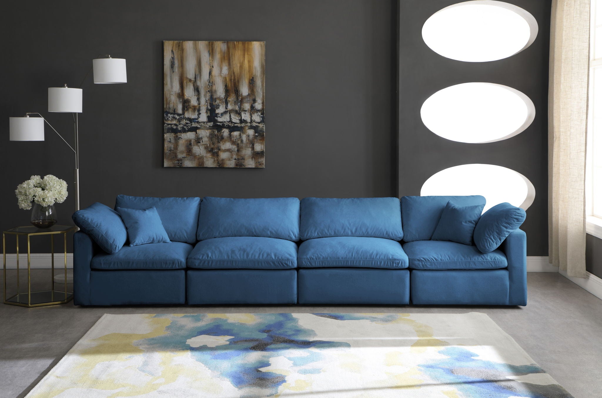 Plush - Modular 4 Seat Sofa
