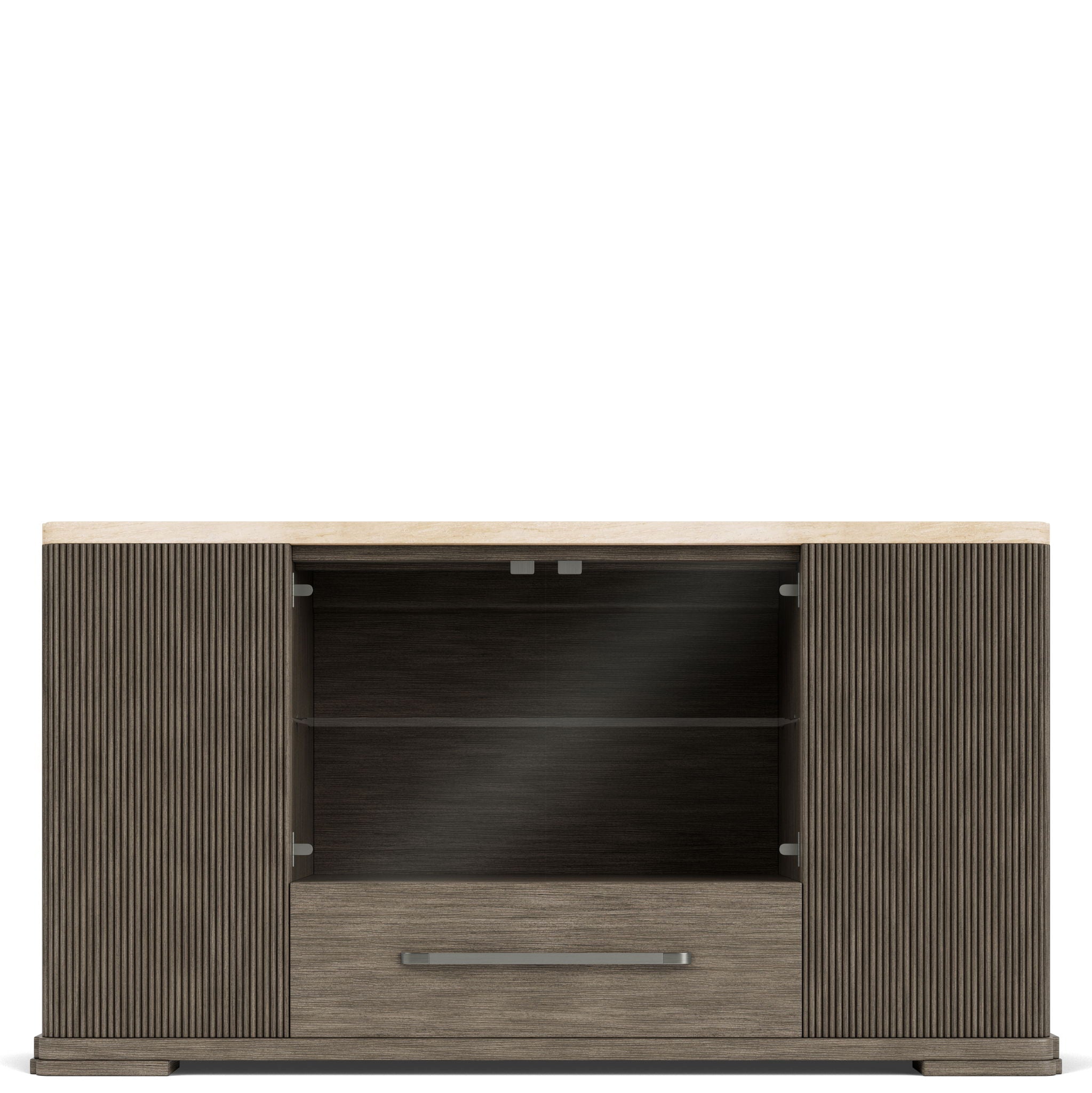 Sariel - Stone Top Server - Dark Brown