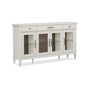 Reflections - Glass Door Server - Cashmere / Dark Roast