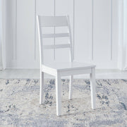 Landale - Ladderback Side Chair - Chestnut & White