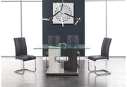 D219 - 9 Piece Dining Room Set (Dining Table And 8 Dinning Chairs) - Gray