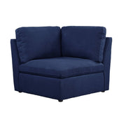 Crosby - Modular Wedge - Blue Fabric
