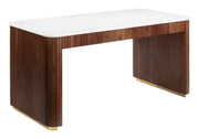 Obeah - Desk - White / Walnut