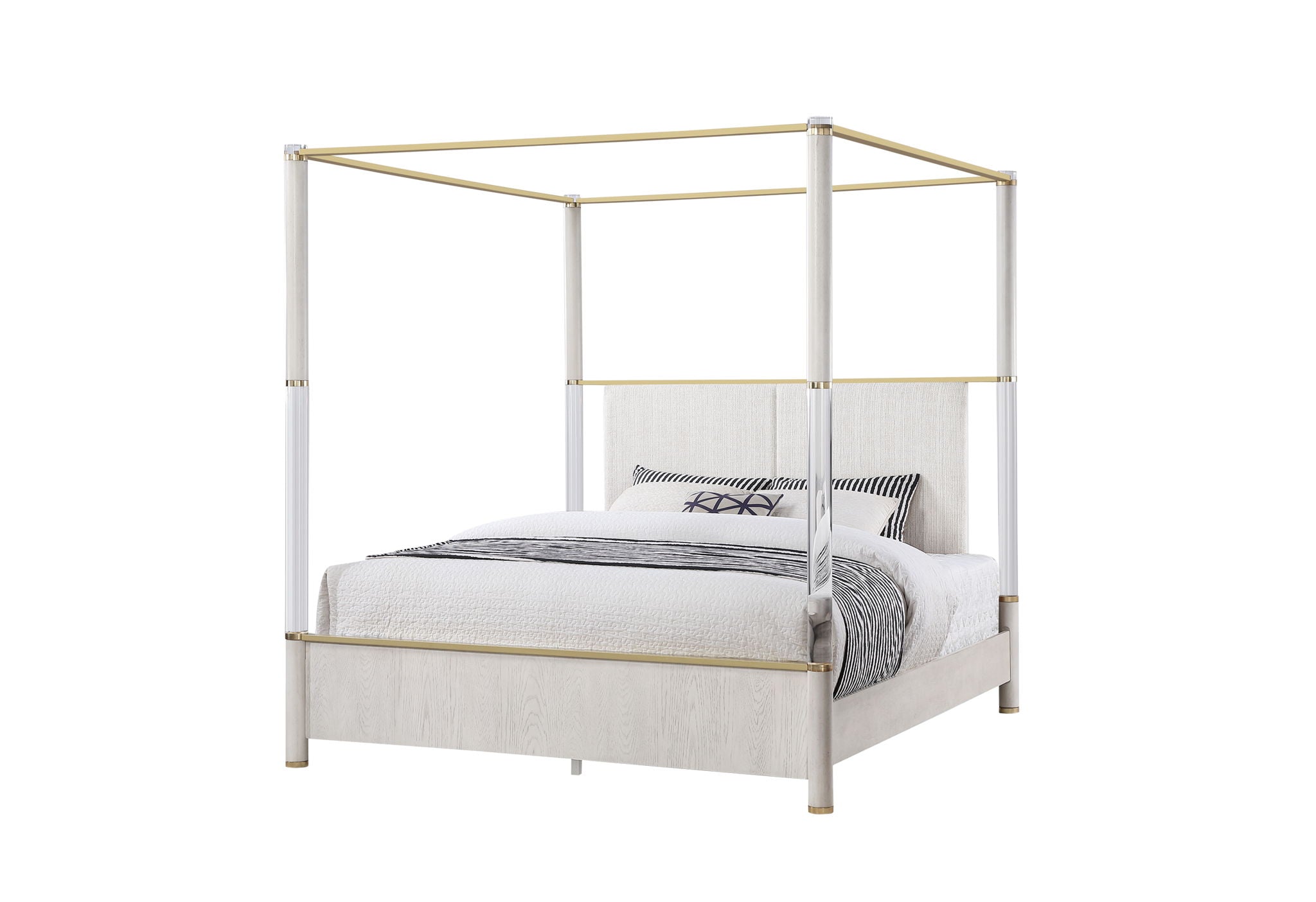 Malmo - King Poster Bed - Oak