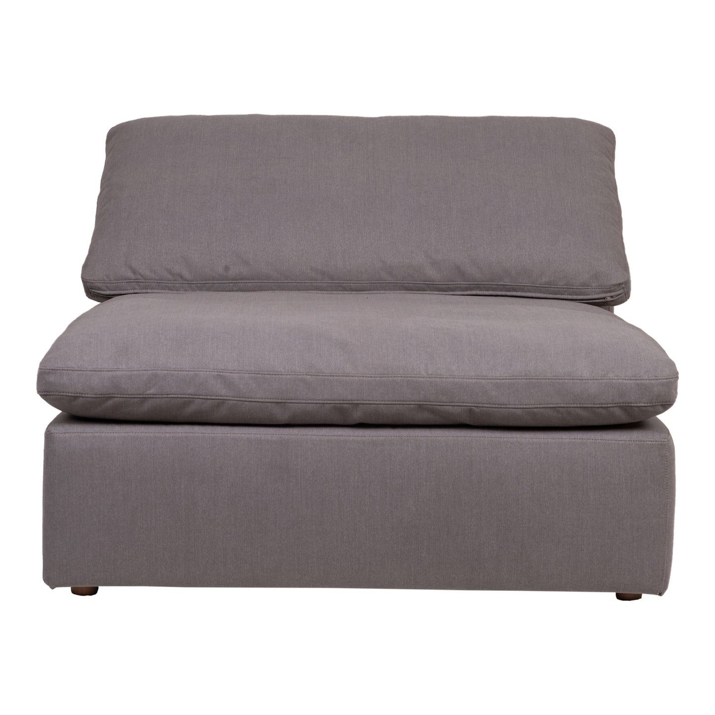 Clay - Livesmart Fabric Slipper Chair - Light Gray