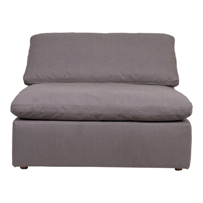 Clay - Livesmart Fabric Slipper Chair - Light Gray