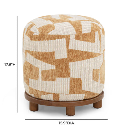 Bisou - Jacquard Ottoman