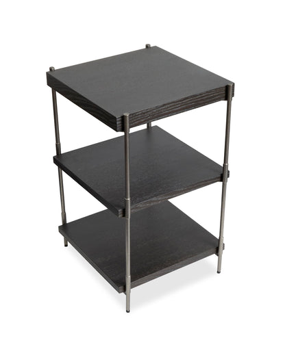 Spencer - Rectangular Accent Table - Dark Briarsmoke