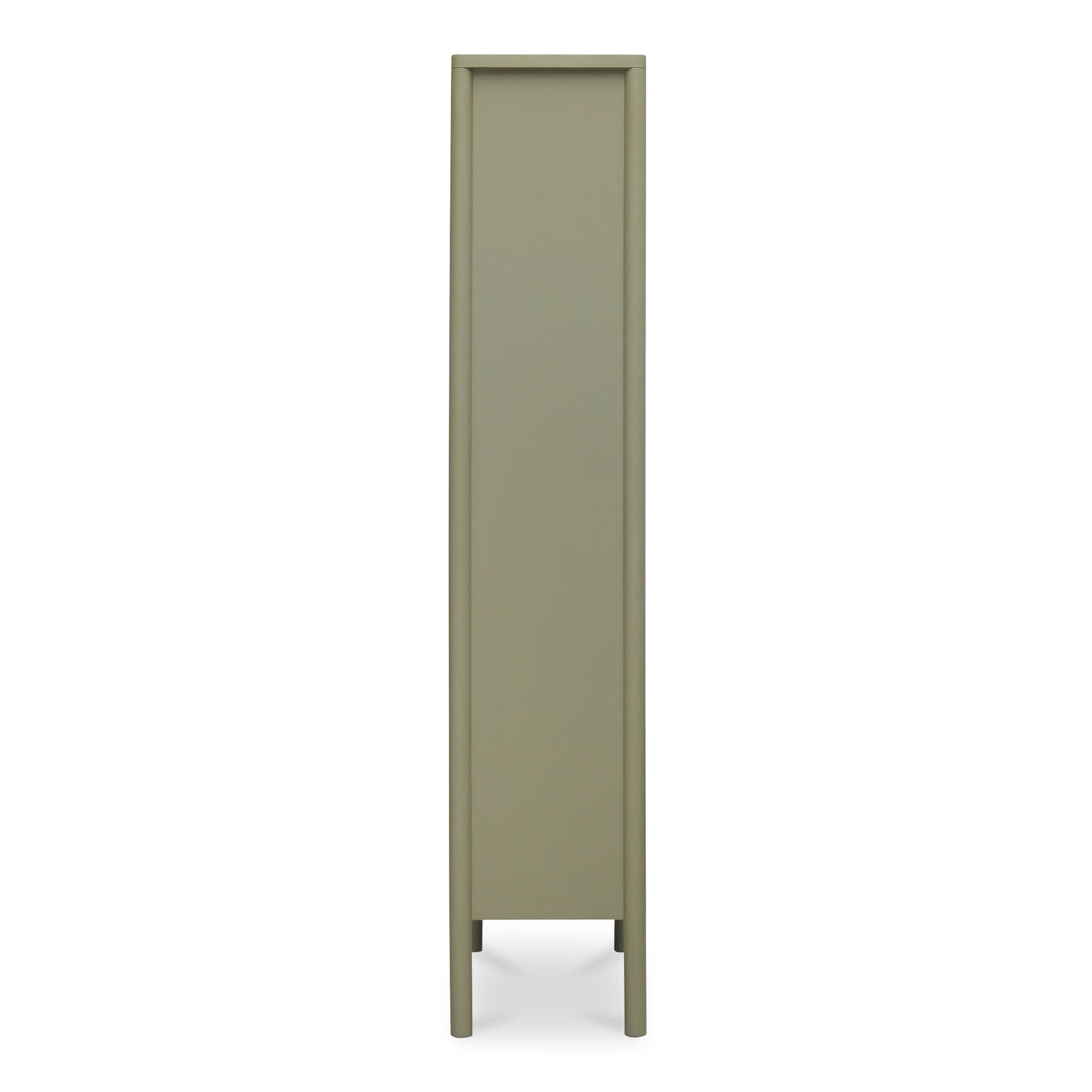 Hannah - Tall Display Cabinet - Green
