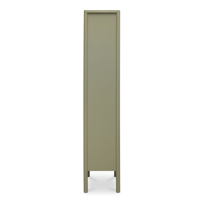 Hannah - Tall Display Cabinet - Green