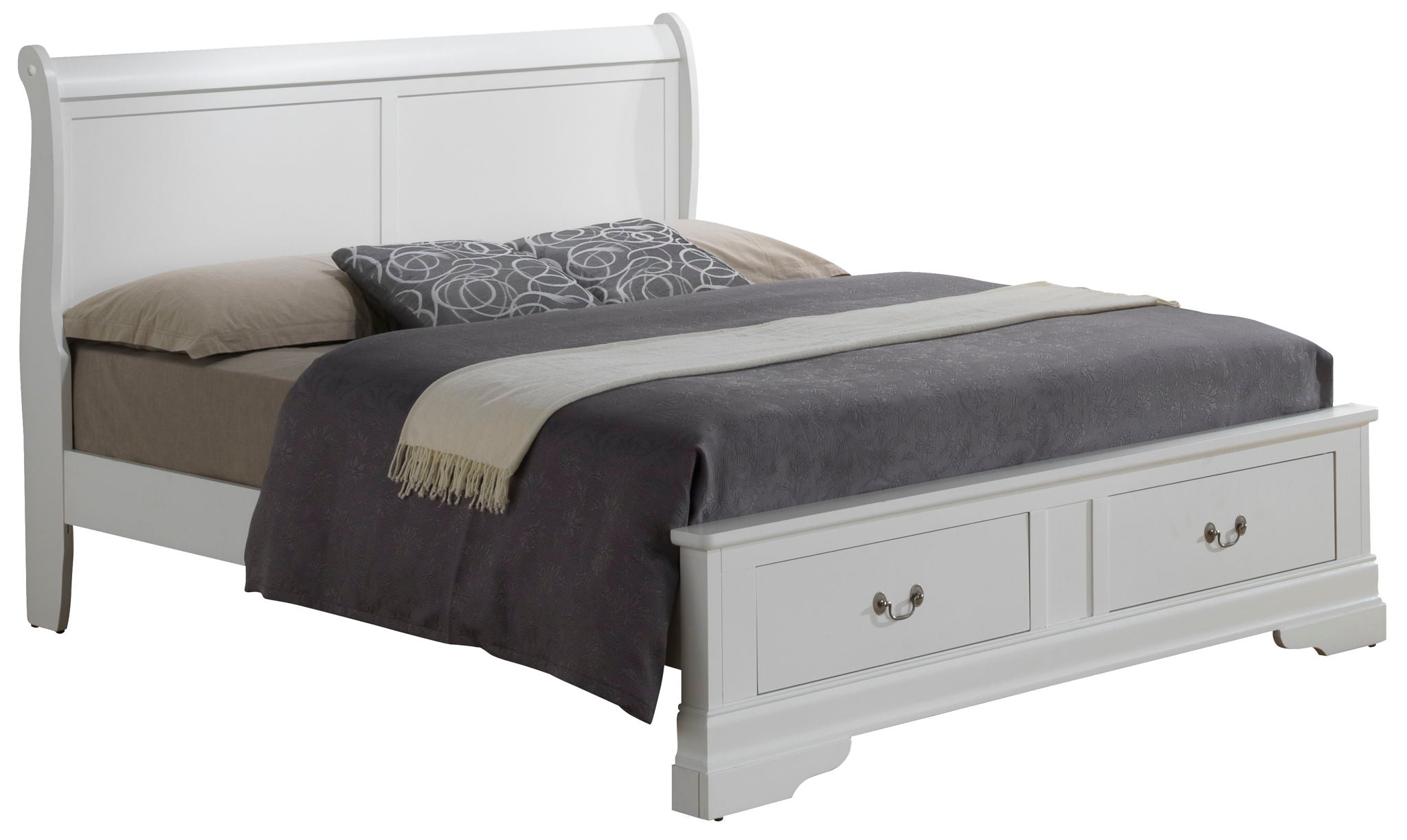Glory Furniture - Louis Phillipe - Storage Bed