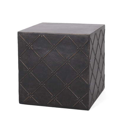 Outdoor Lightweight Concrete, Side Table - Copper
