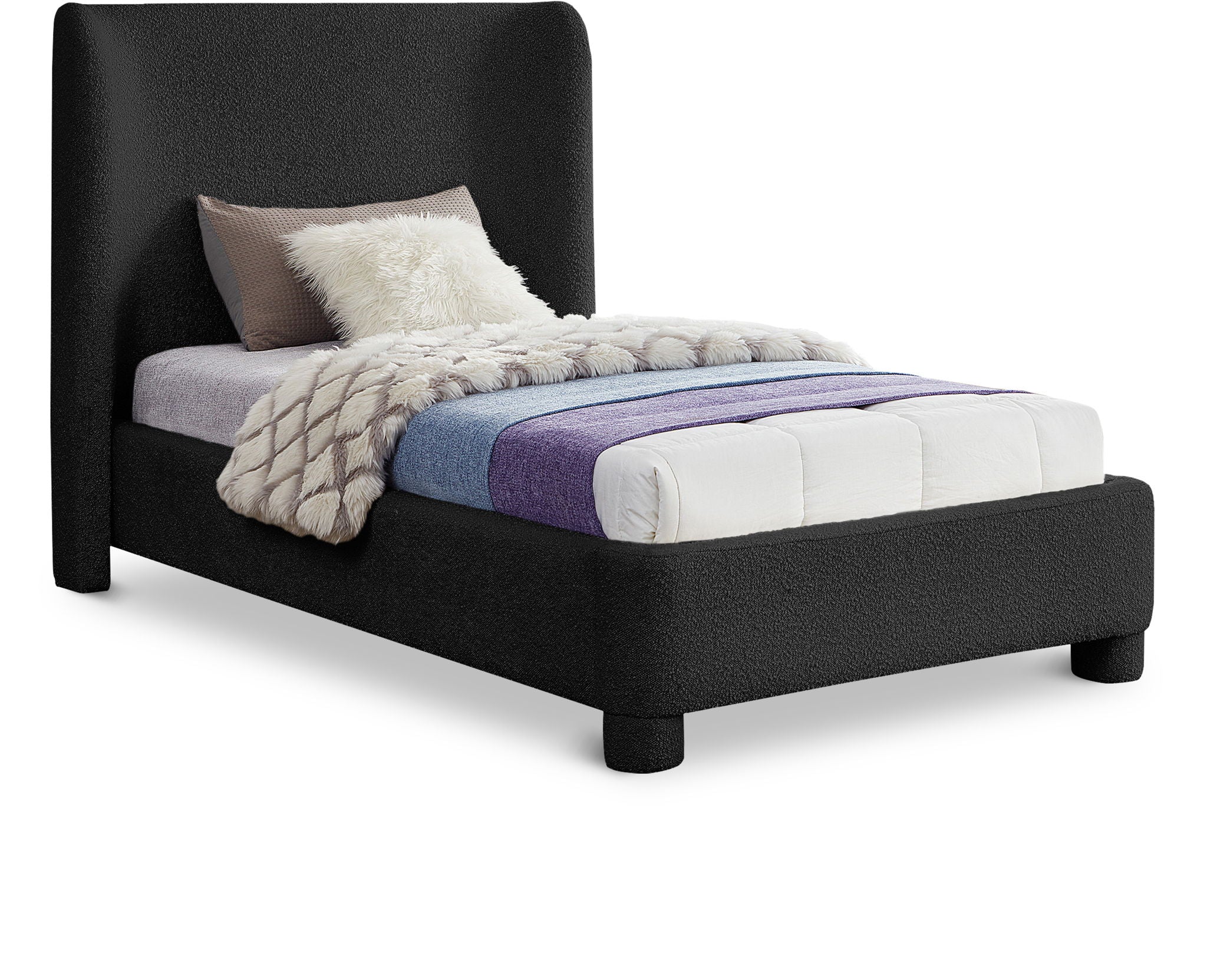 Penny - Boucle Fabric Bed