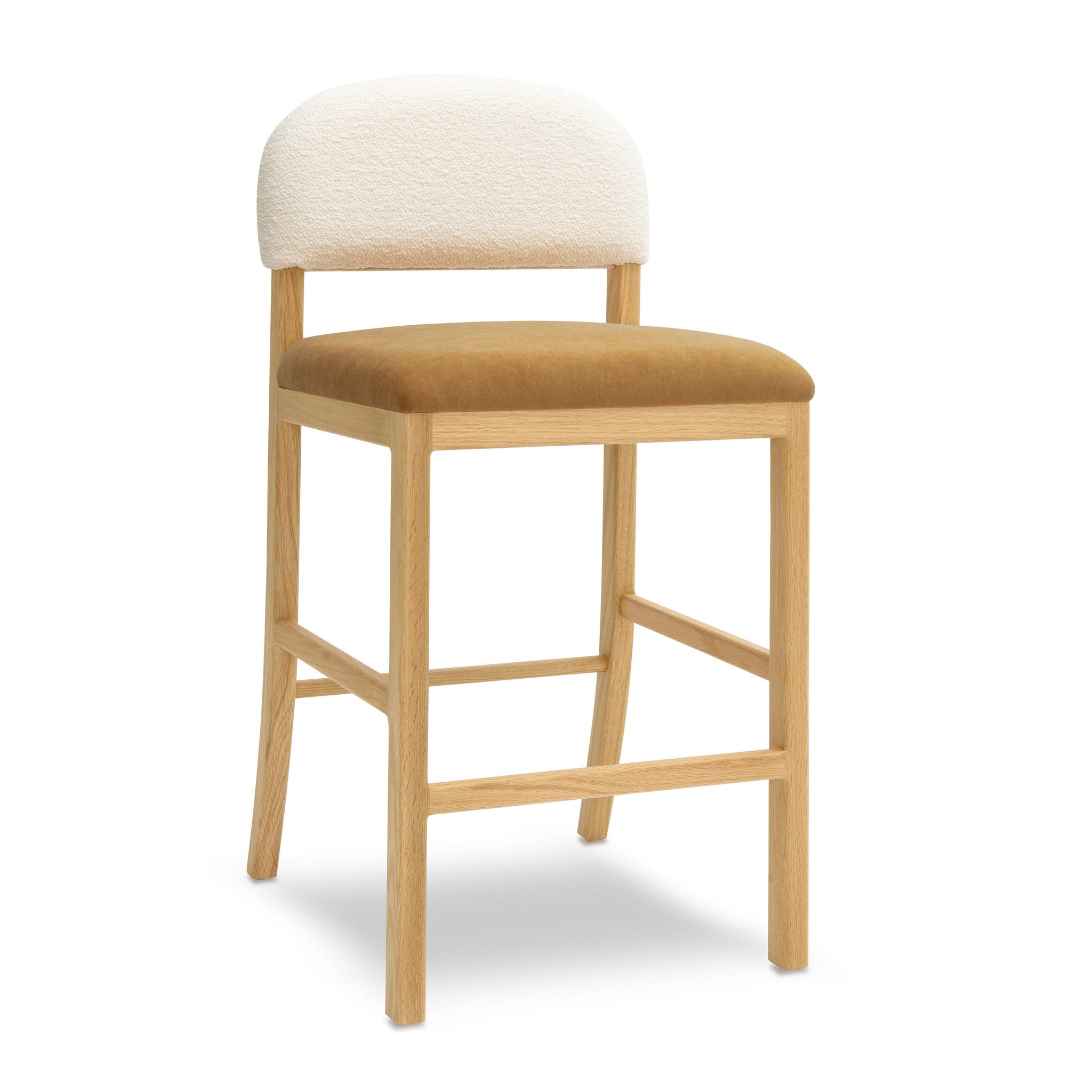 Calla Performance Velvet Counter Stool - Thumbnail 2