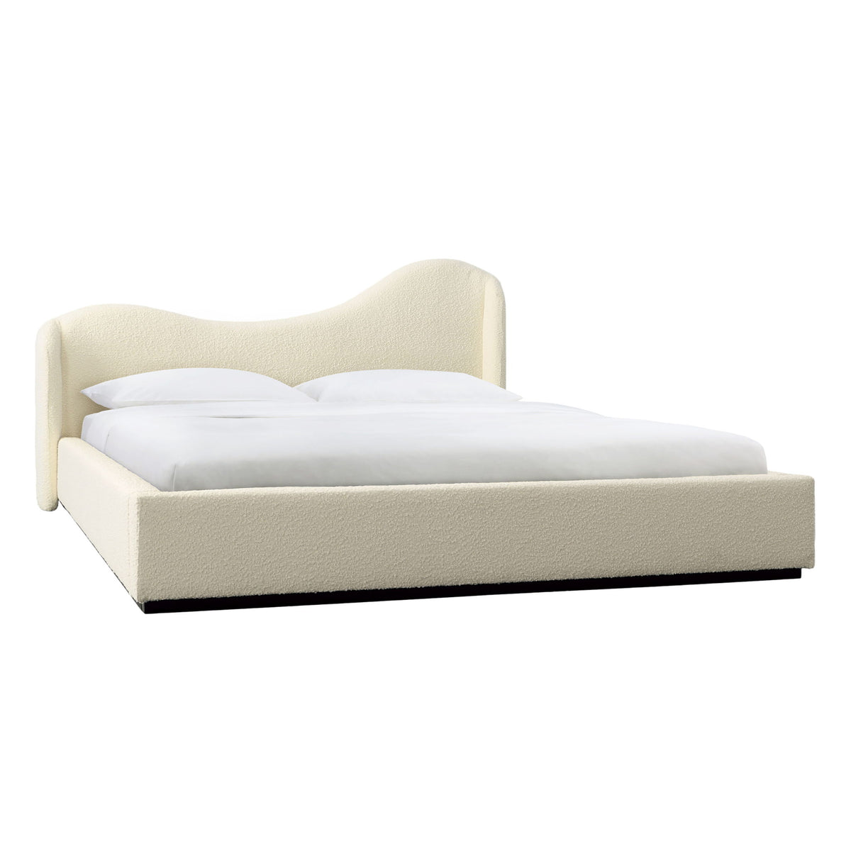 Louisa - King Bed - Ivory