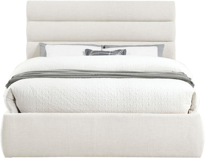 Adam - Linen Fabric Bed With 52" Headboard