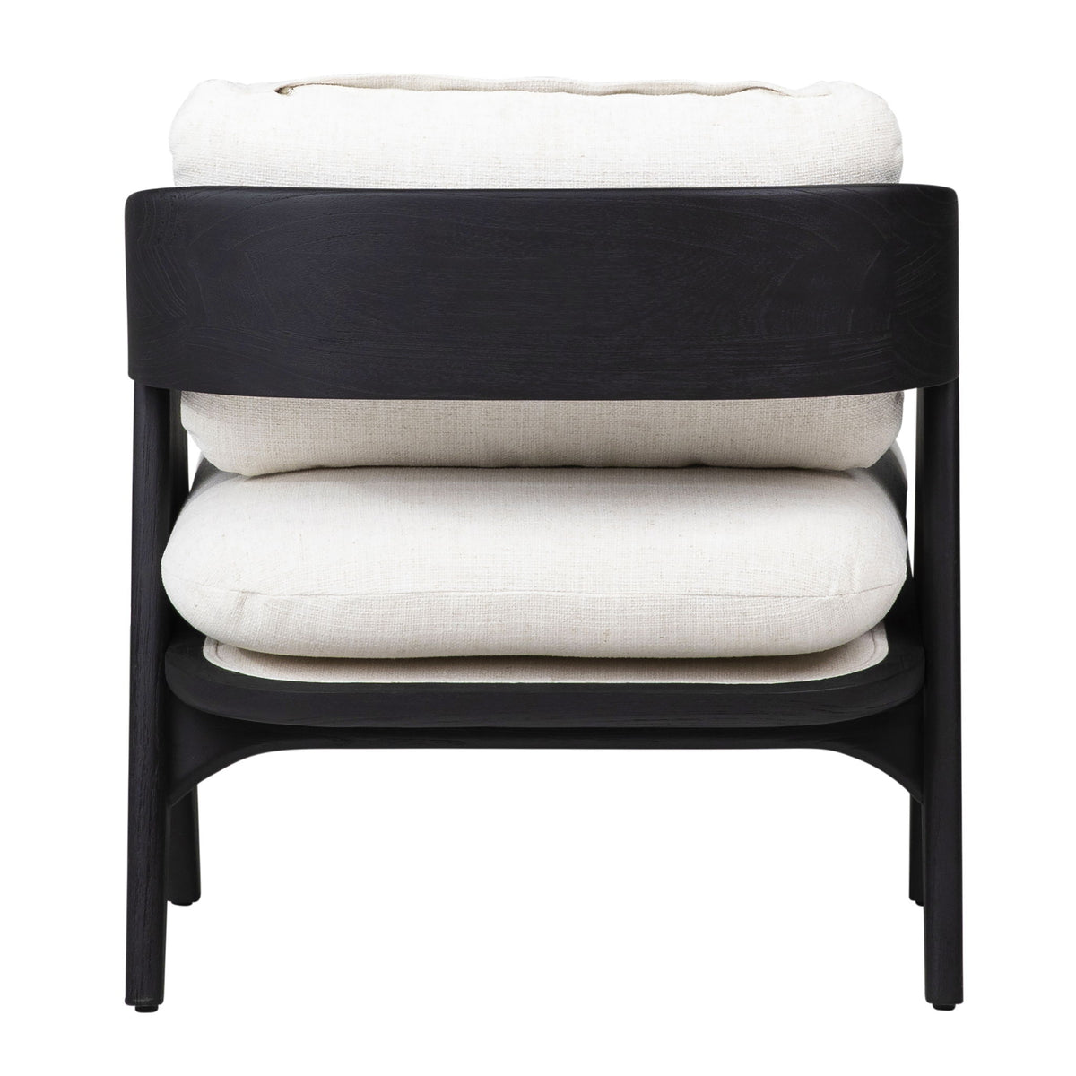 Adelaide - Occasional Chair - Black And Off White
