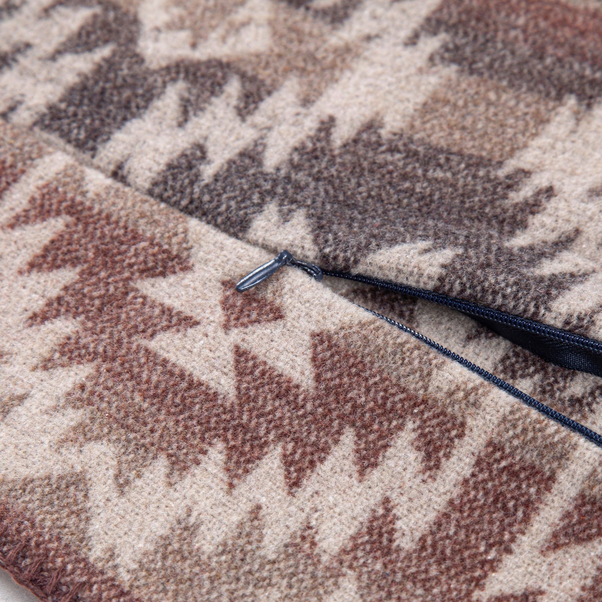 Mesa - Wool Blend Self Cuff Pillowcase - Multi Color