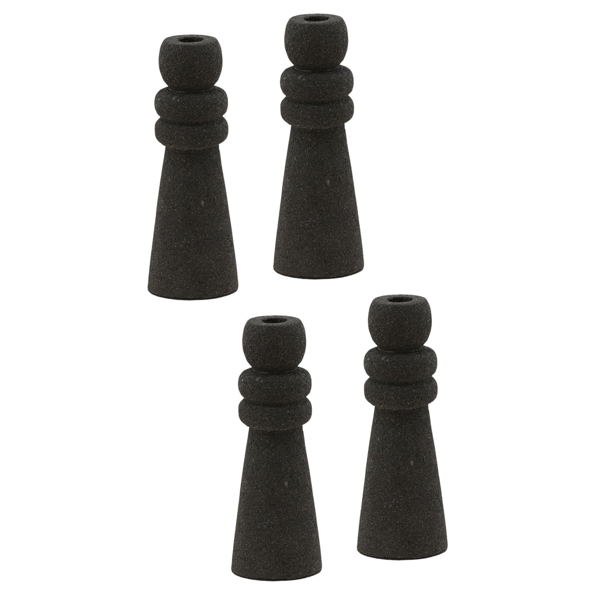 Irondale - Candle Holder (Set of 4) - Dark Gray