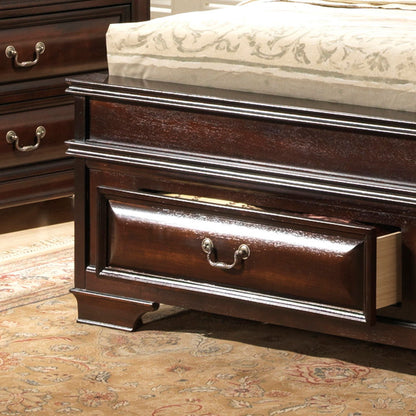 Glory Furniture - LaVita - Upholstered Storage Bed