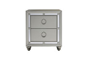 Riley - Nightstand - Silver