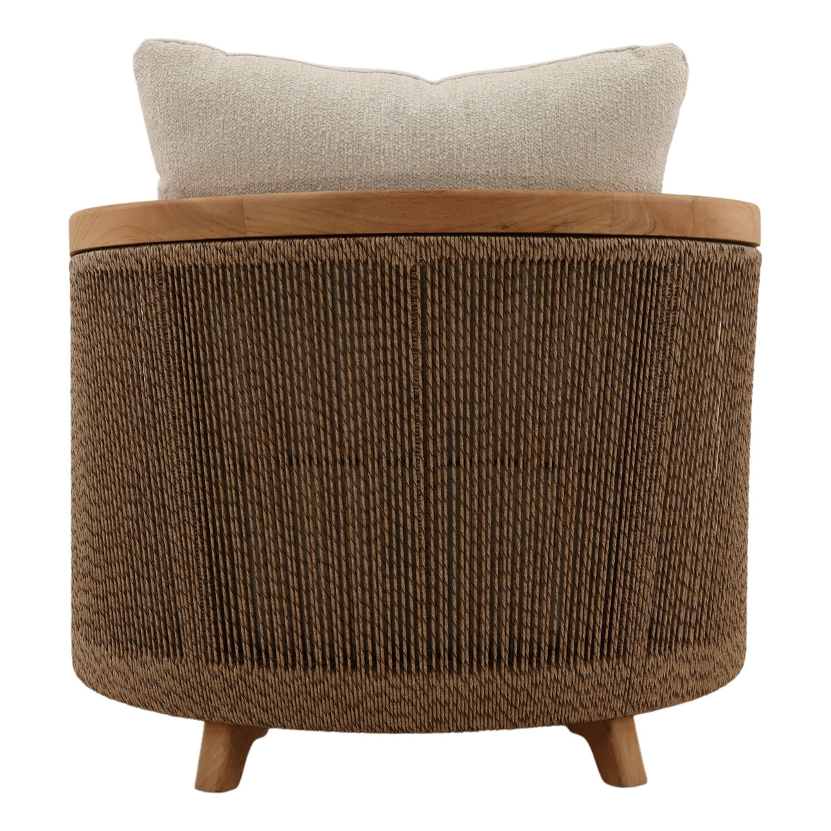 Cian - Outdoor Chaise - Sand And Natural