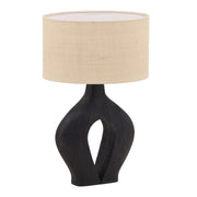 Delilah - Table Lamp - Black And Beige