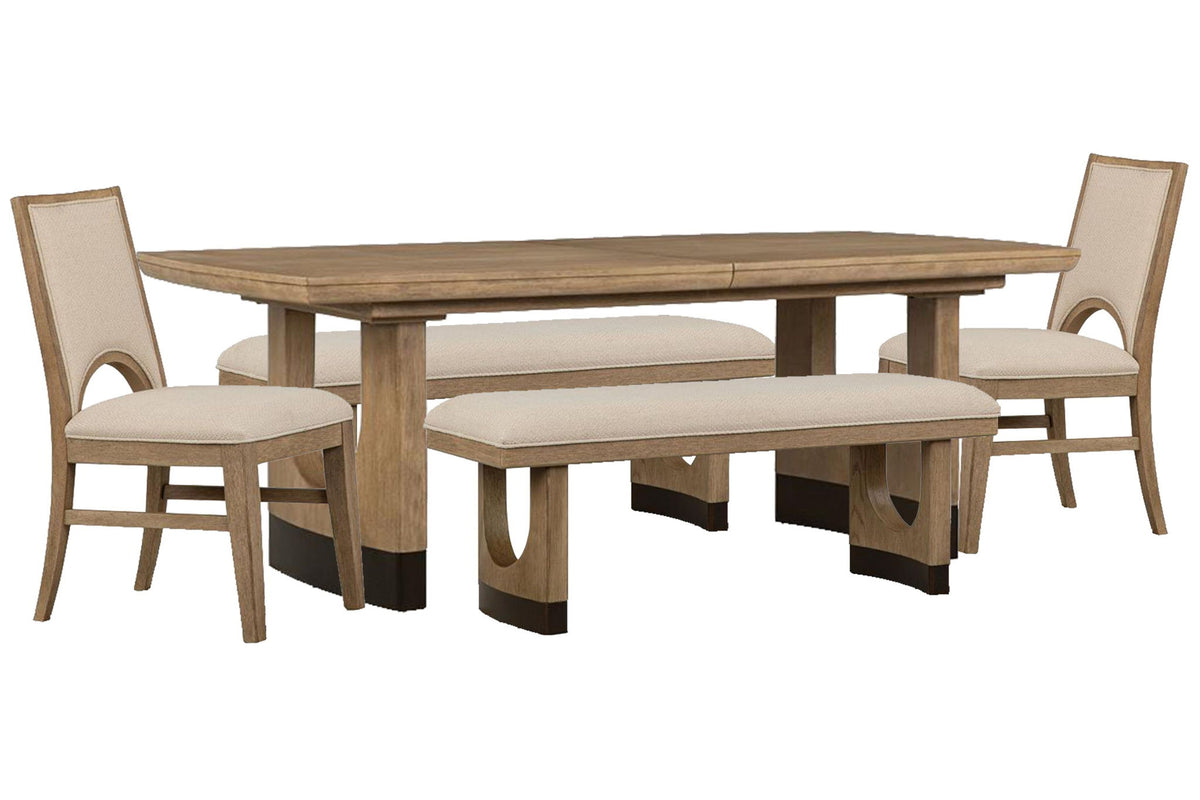 Tristan - Extendable Trestle Dining Table Set
