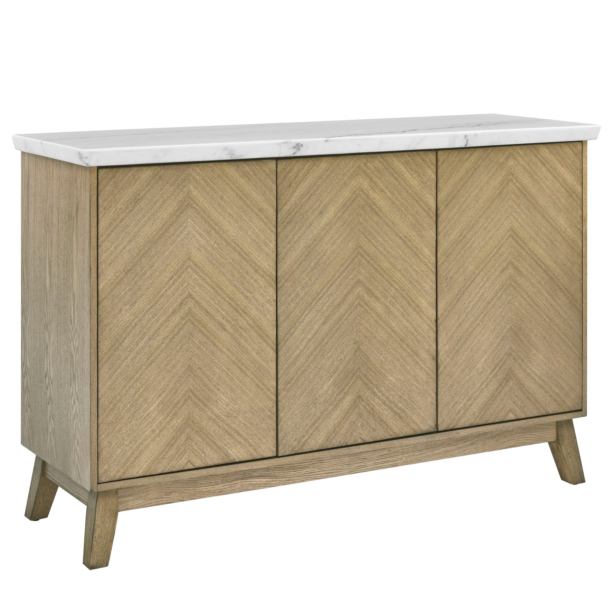 Vida - Marble Top Server - White