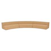 Naomi - 3 Piece Concave Modular Sectional - Golden Yellow