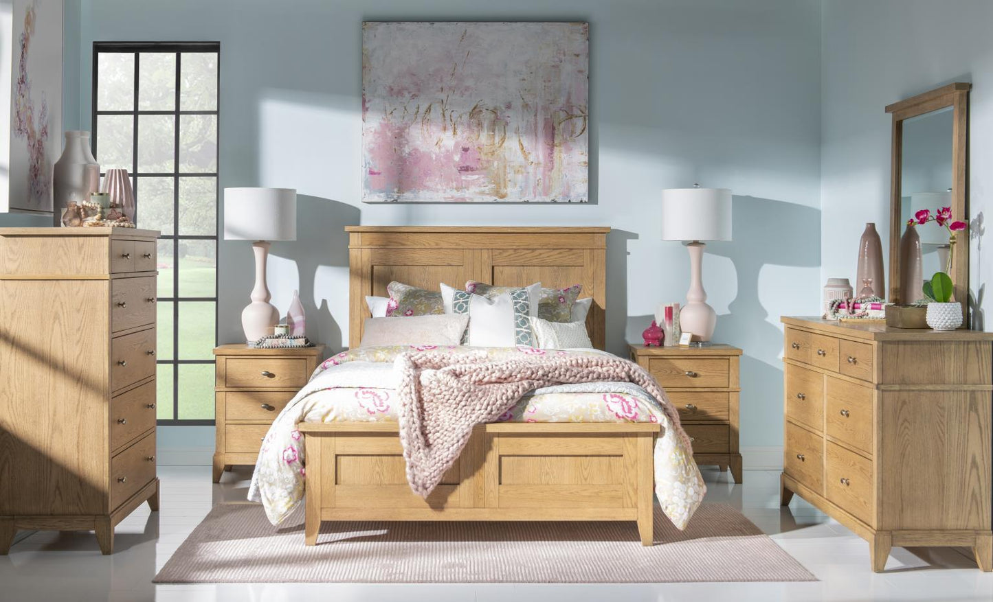 Today's Traditions - Twin Panel Footboard With Slats - Natural Hickory