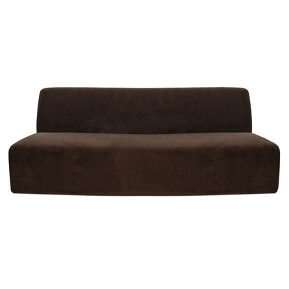 Naomi - Convex Sofa - Dark Brown