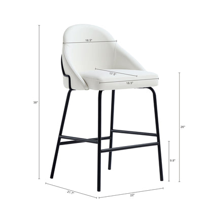 Gracie - Upholstered Counter Stool