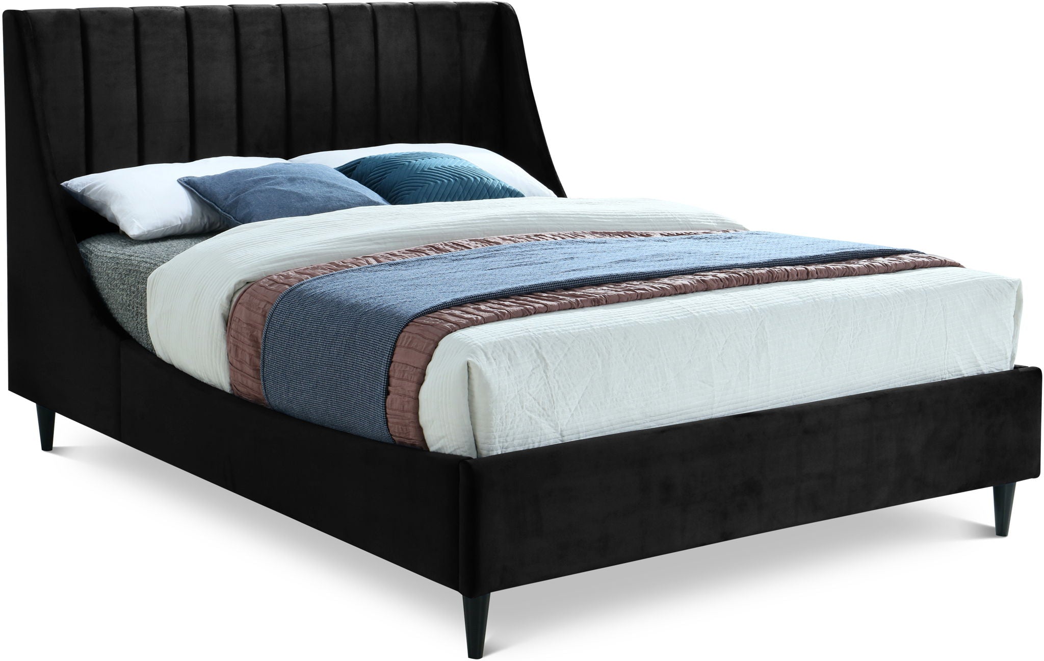 Eva - Velvet Bed