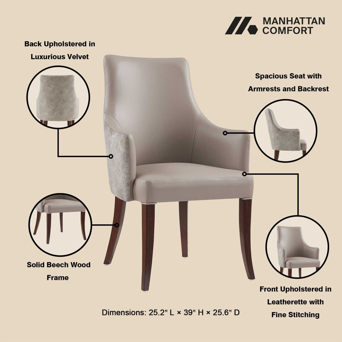 Connie - Armchair Dining Chair