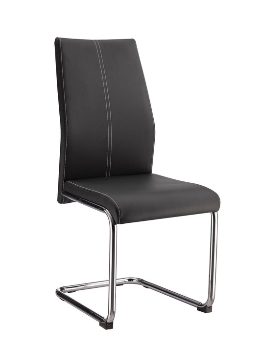 D41 - Dining Chair Leatherette - Black