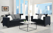 U516 - Loveseat - Black