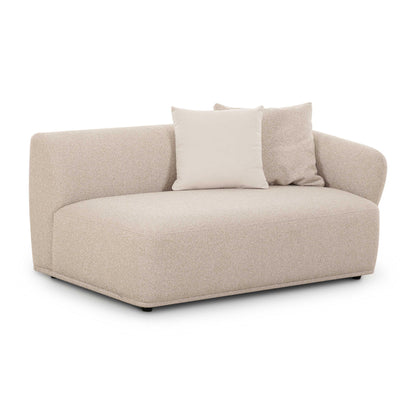 Sylvie - Right Arm 2-Seater Loveseat - Cream
