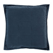 Cotton Canvas - Stonewashed Euro Sham - Denim